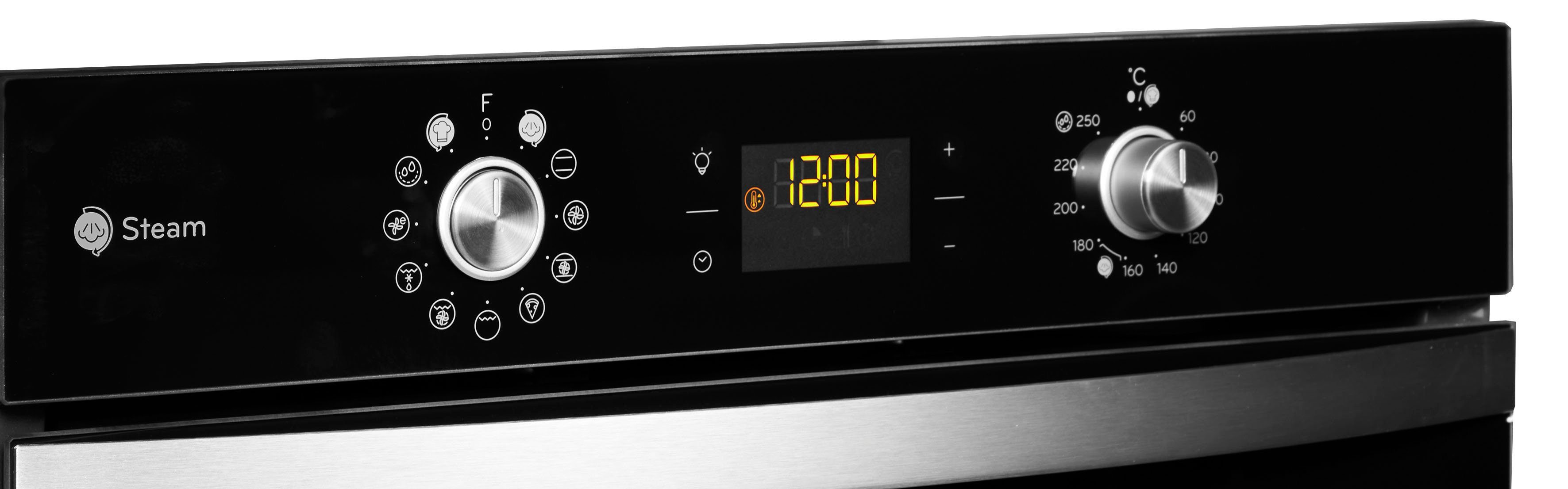 Privileg Einbaubackofen PBWK3 JH8S BLG, mit Backauszug, Hydrolyse, Dampffunktion