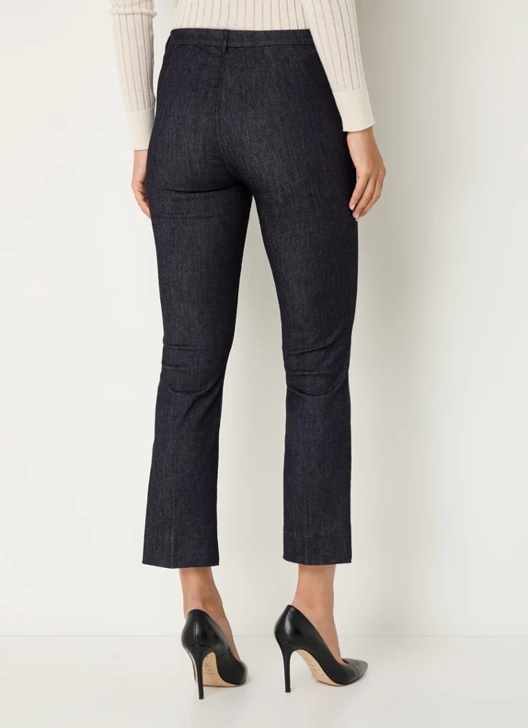 Jean court slim taille mi-haute MaxMara Dahlia avec stretch