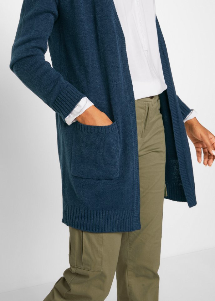 Basic Strickjacke