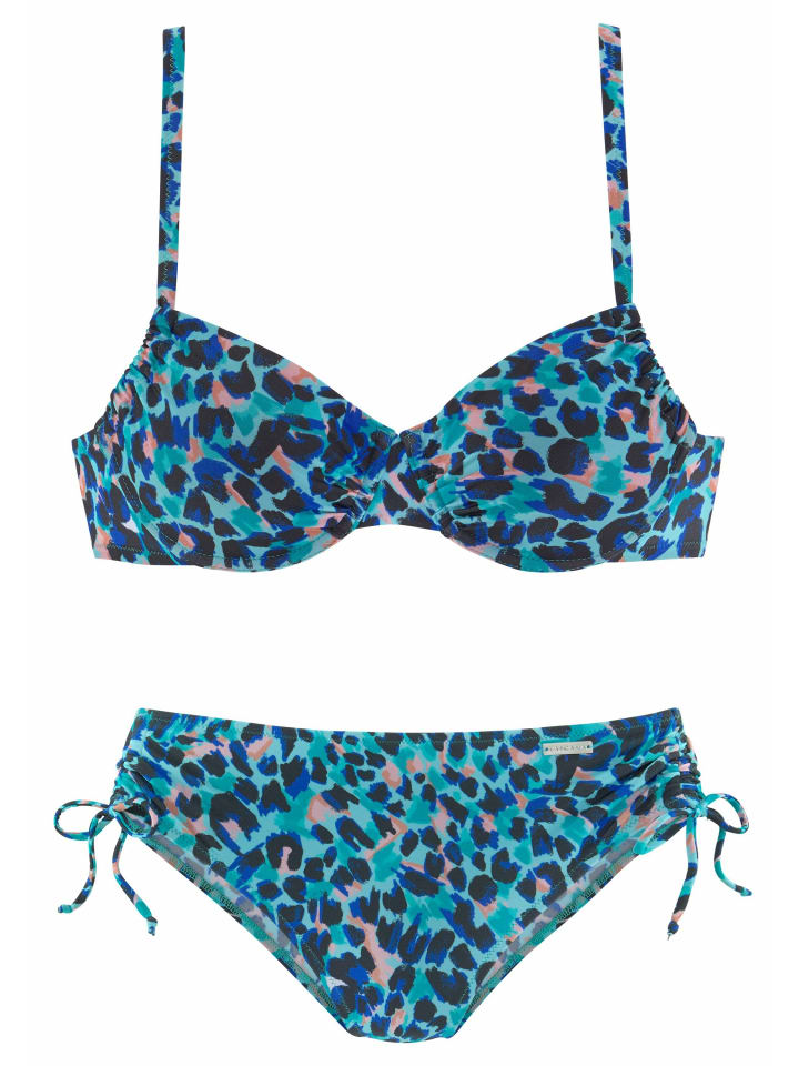 LASCANA Bügel-Bikini in türkis-bedruckt günstig kaufen