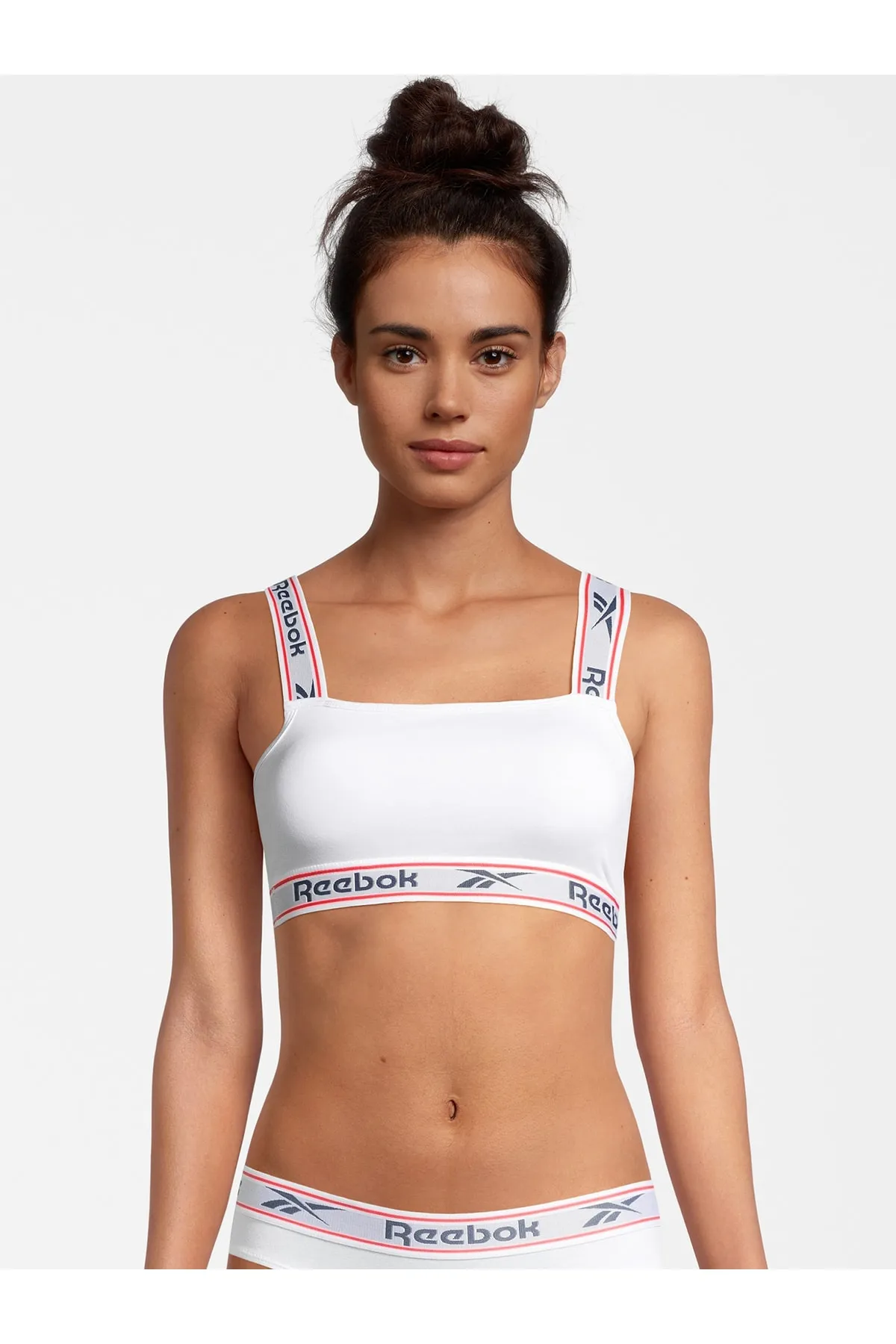 Reebok  Sport-BH - Weiß - Unifarben