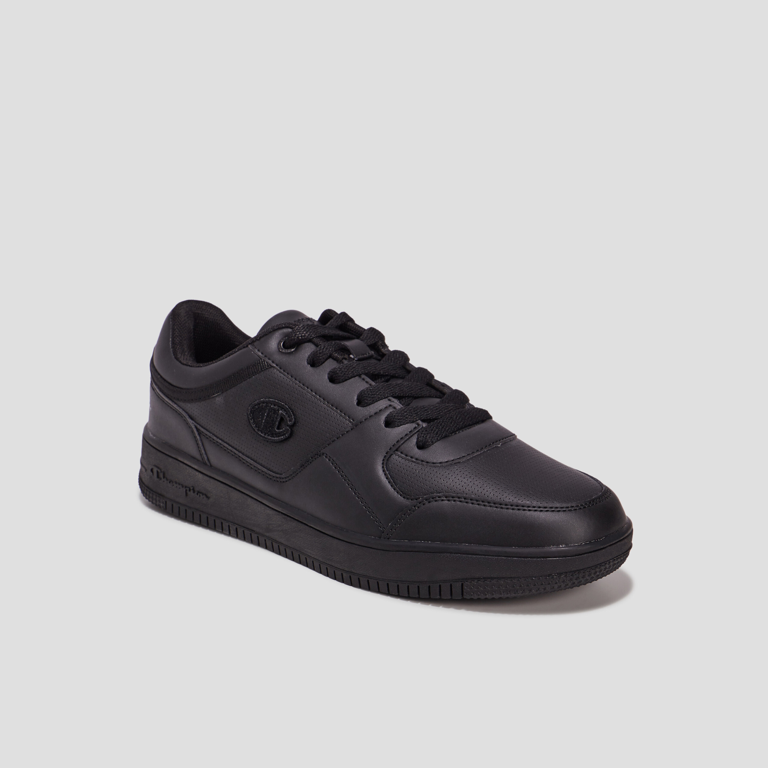Tennis à lacets Champion Rebound noir homme | La Halle