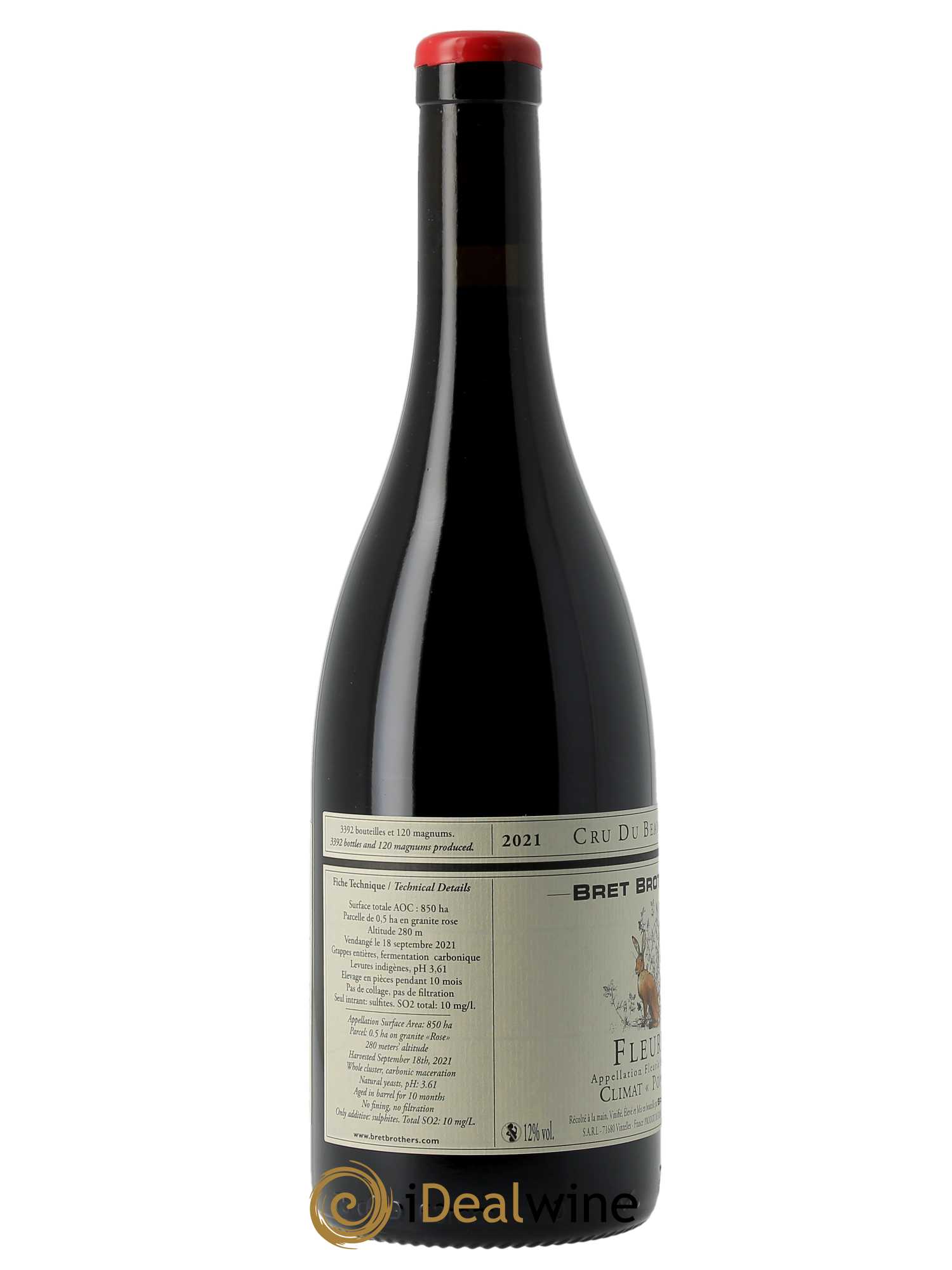 Fleurie Poncié Bret Brothers  2021 - Lot de 1 Bouteille