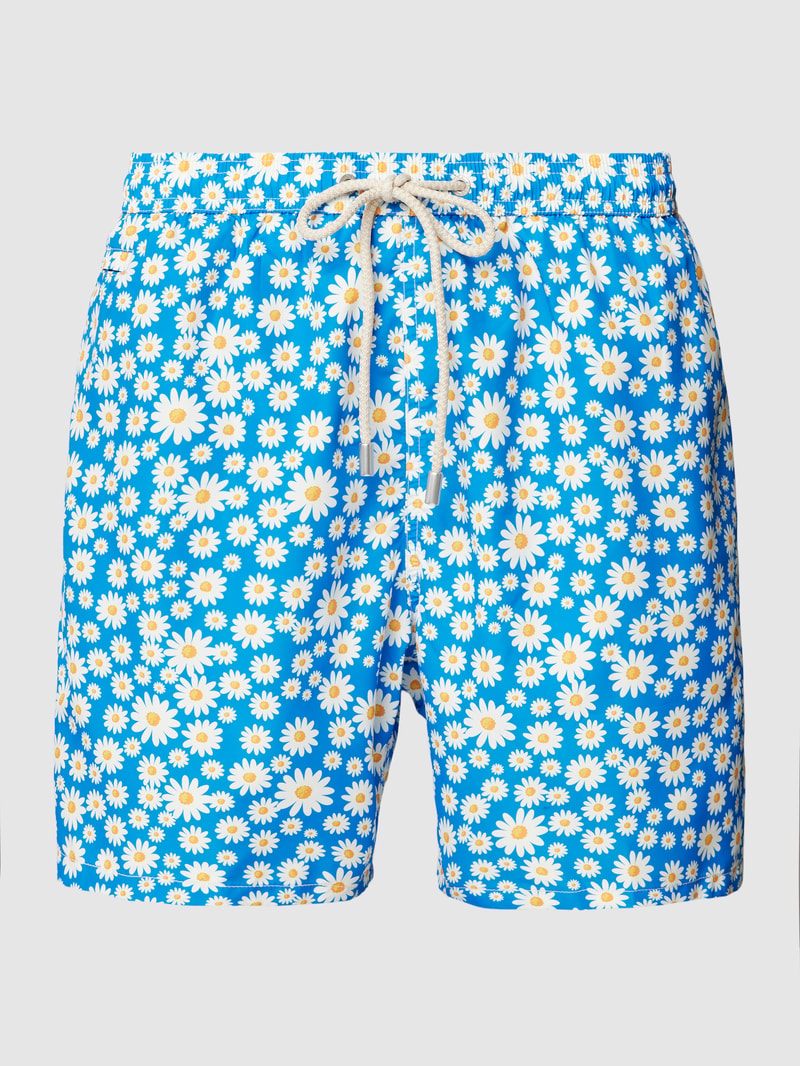 Badehose mit Allover-Print Modell 'FANTASY' in royalblau