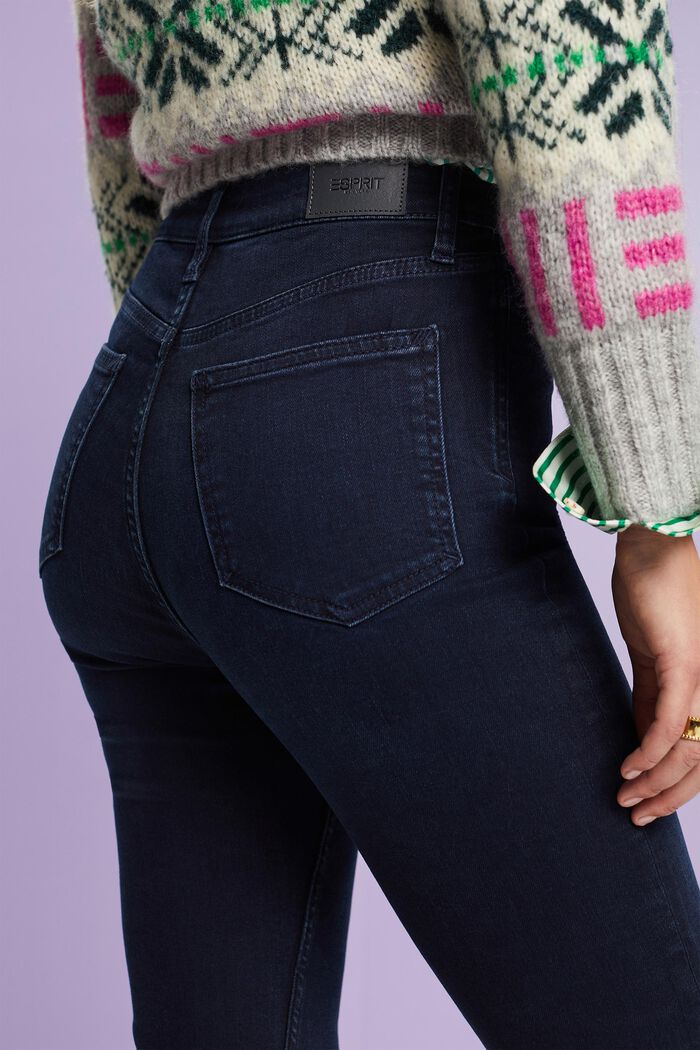 Racer-Bootcut-Jeans mit besonders hohem Bund