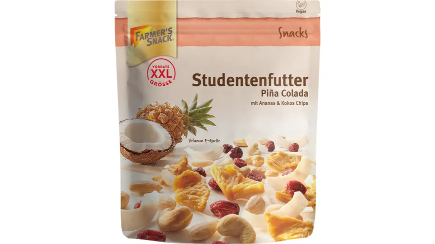 FARMER'S SNACK Studentenfutter Pina Colada 300 g