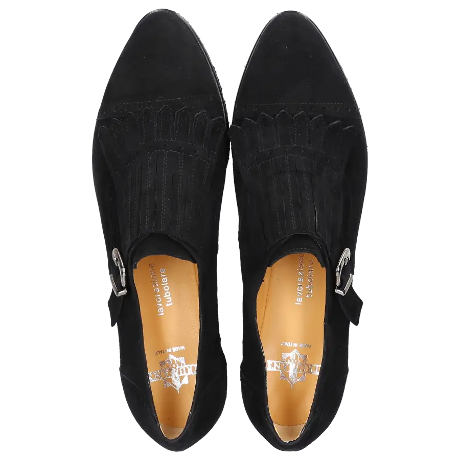 Truman's - Monk Schuhe 8427 Veloursleder - schwarz