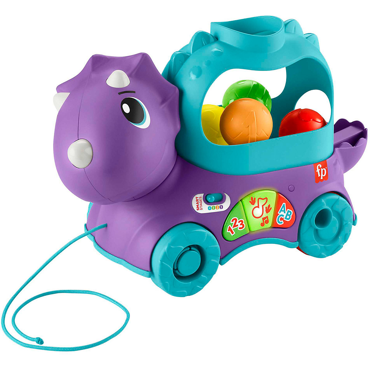 Fisher-Price Bällespaß Nachzieh-Dino (D)