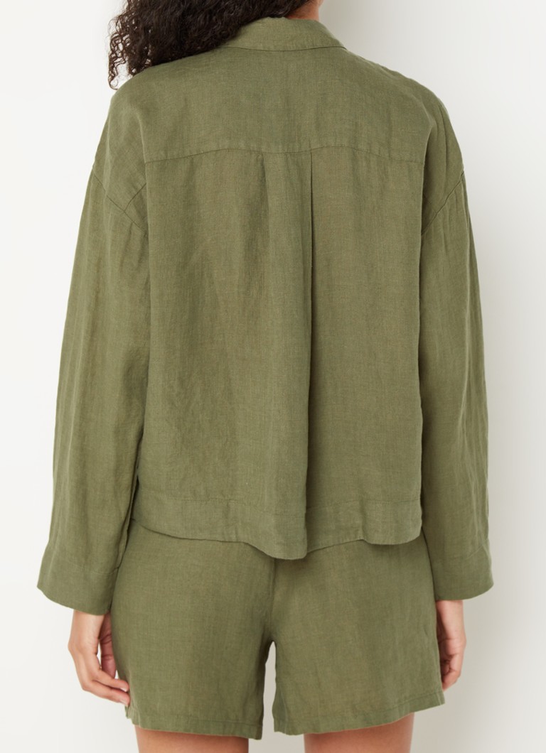 Blusa in lino Selected Femme Linnie