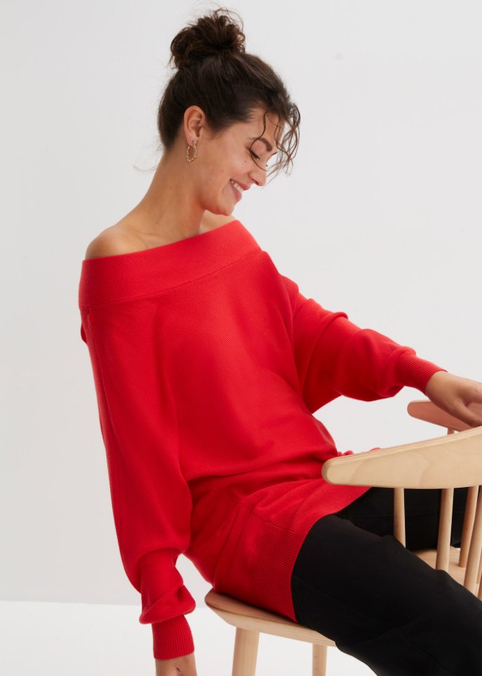Off-Shoulder-Pullover