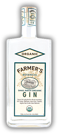 Farmer's Botanical Small Batch Organic Gin Farmer's Botanical Small Batch Organic Gin Bio-zertifiziert durch das Landwirtschaftsministerium der Vereinigten Staaten USDA (United States Department of Agriculture) 0,7	 Liter - Vol 46,7%