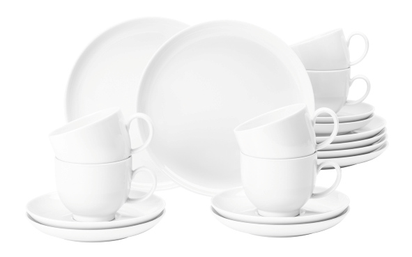 Seltmann Weiden 18-tlg Kaffeeservice Lido Weiß