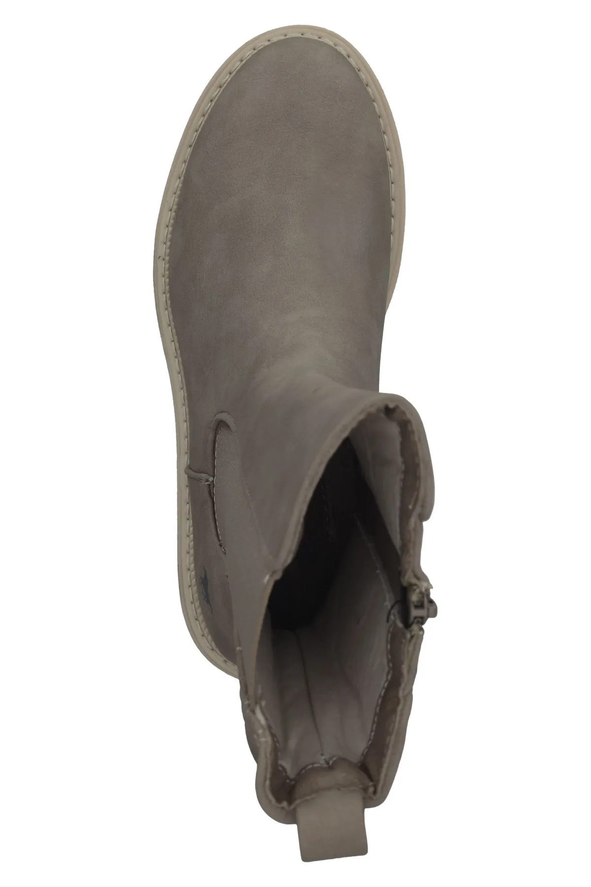 Mustang  Stiefelette - Beige - Blockabsatz