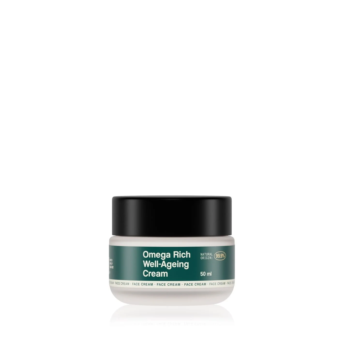 Crema antiarrugas Omega Rich Well - Tratamiento facial antiarrugas de 24 horas