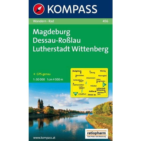 Magdeburg - Dessau-Roßlau - Lutherstadt Wittenberg 1 : 50 000 - Wanderkarte