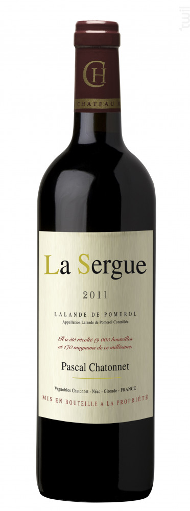 La Sergue Vignobles Chatonnet Vin Rouge●Lalande-de-Pomerol 2019 150cl