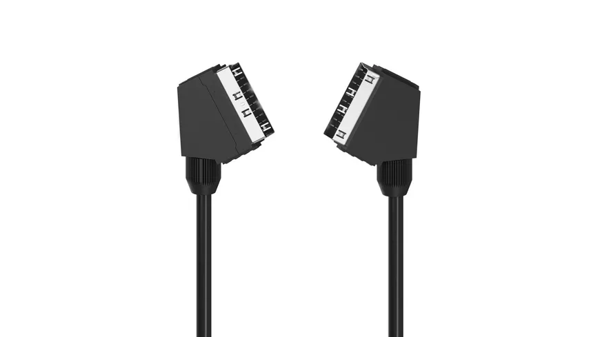 Hama Scart-Kabel, Stecker - Stecker, 1,25 m, Schwarz