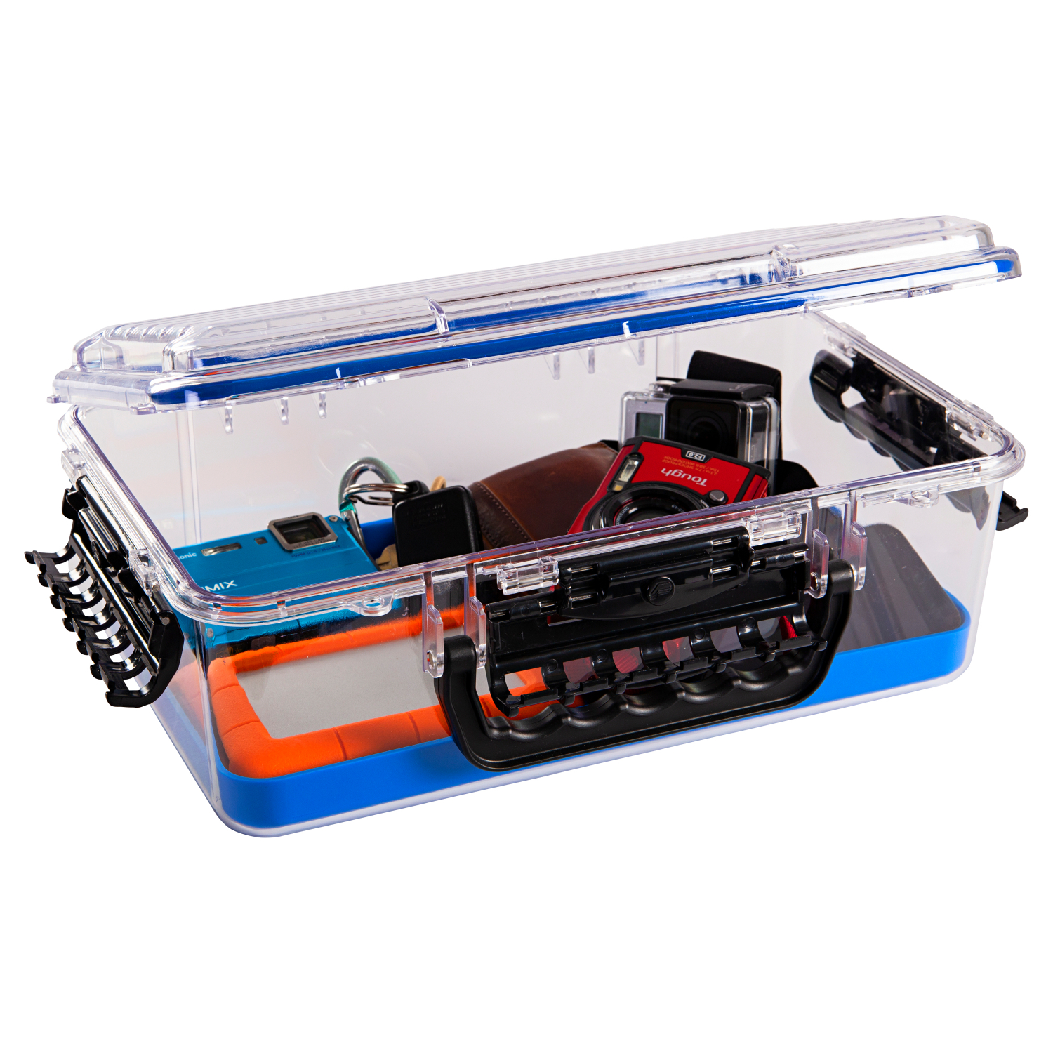 Plano Guide Series Waterproof Cases (blau/transparent)
