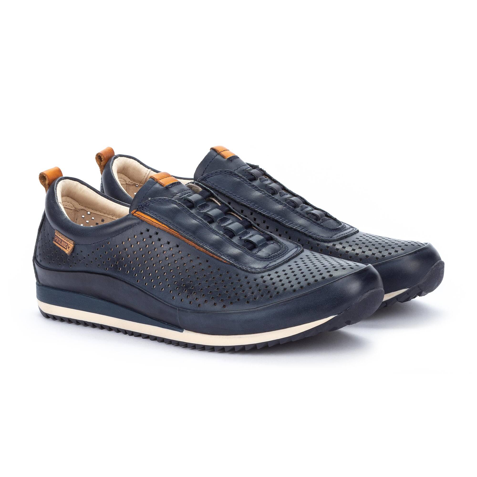 Herensportschoenen met elastische banden - BLAUW