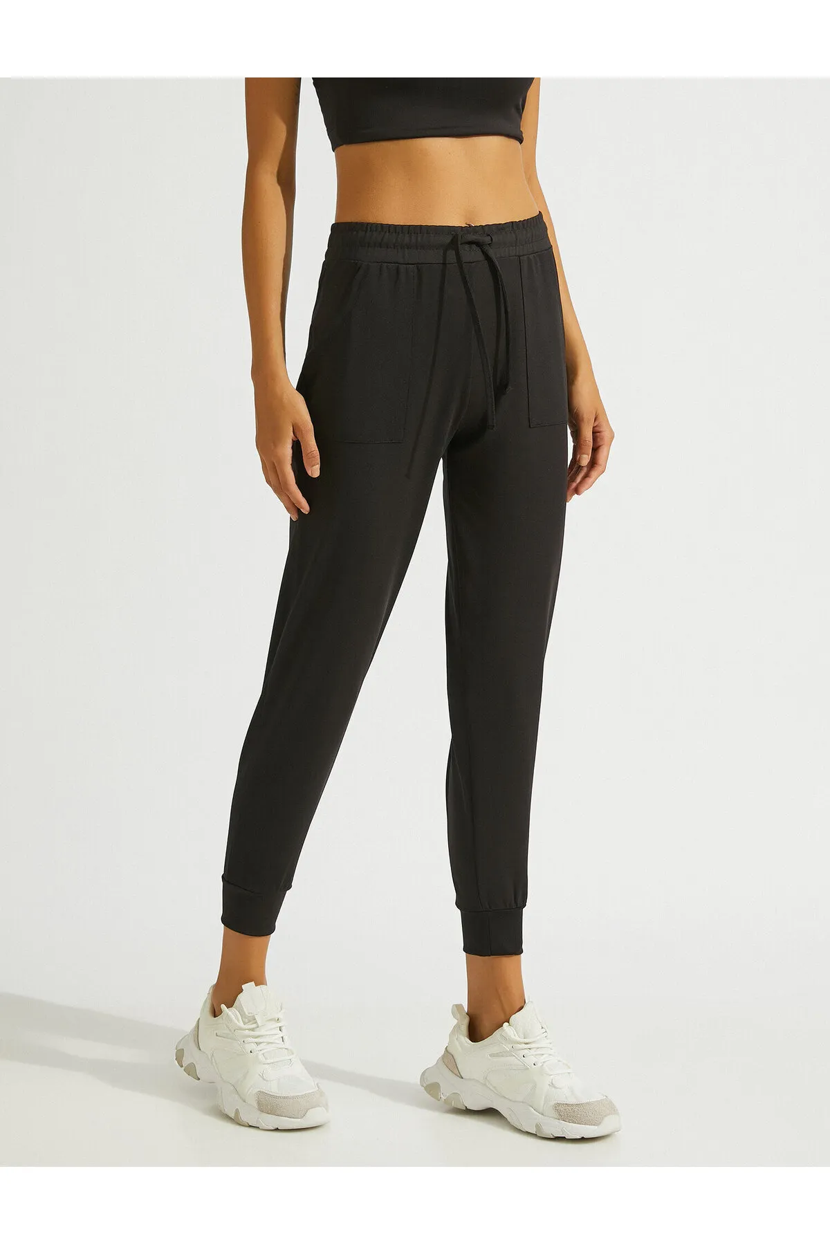 Koton  Sport-Sweathose - Schwarz - Skinny