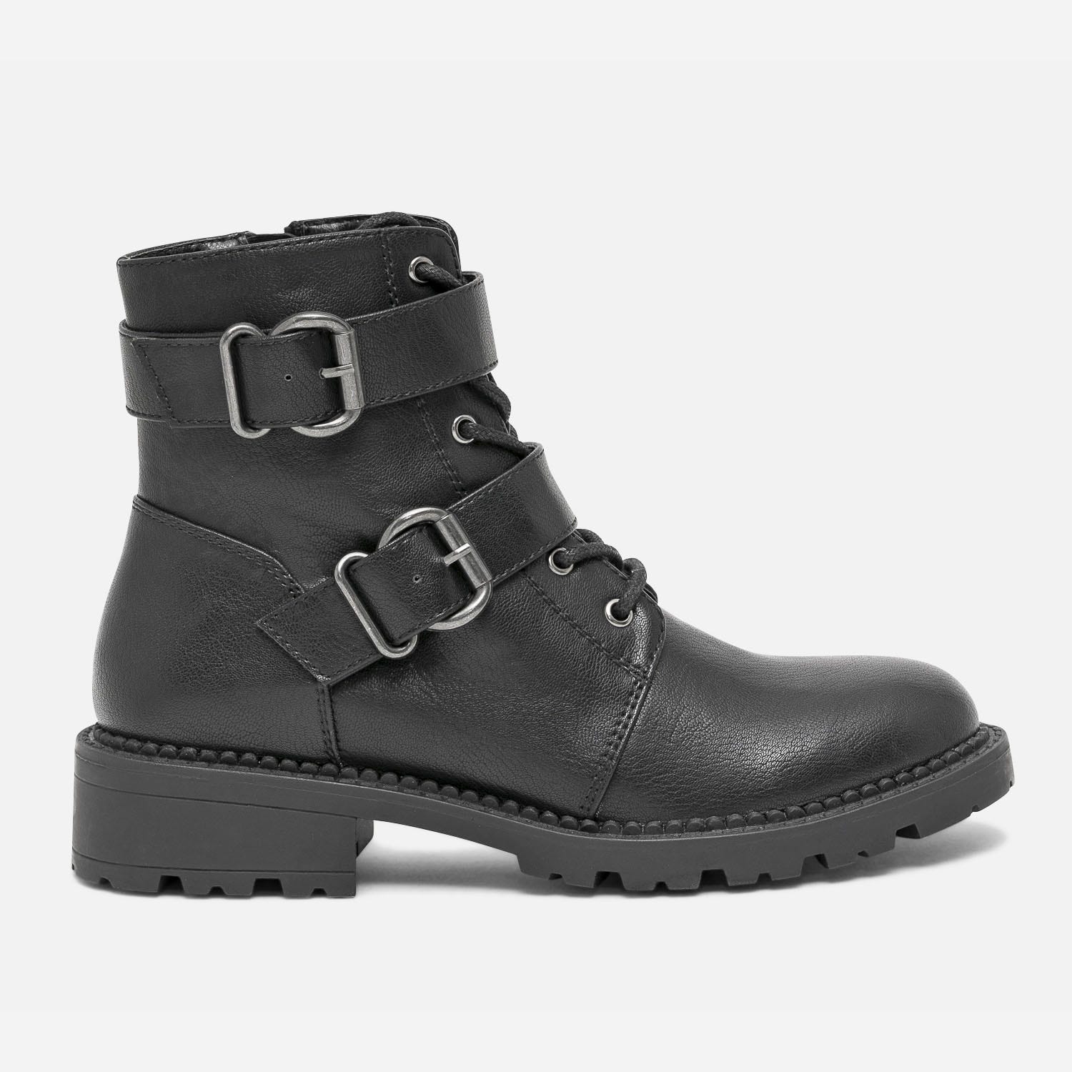 Boots à lacet TEXTO noir