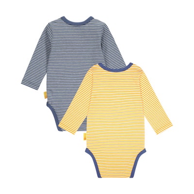 Body langarm 2er Pack, mittelblau für Jungs