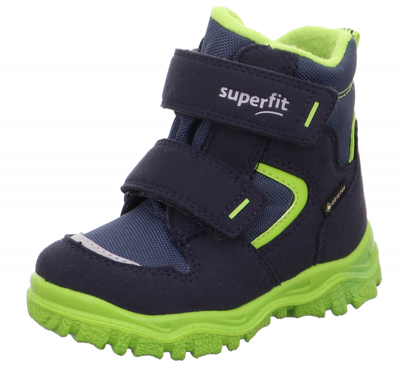 HUSKY1 - Blau/Grün Boots mit Klettverschluss