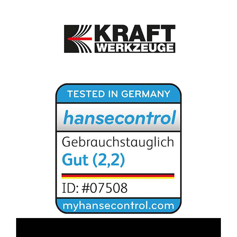 Kraft Werkzeuge Universal Sackkarrenrad mit Stahlfelge - schwarz/grün
