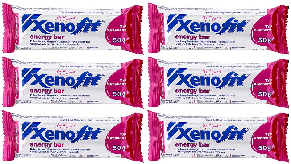 Xenofit Energy Bar Cranberry 6x50g kaufen | Bike-Discount