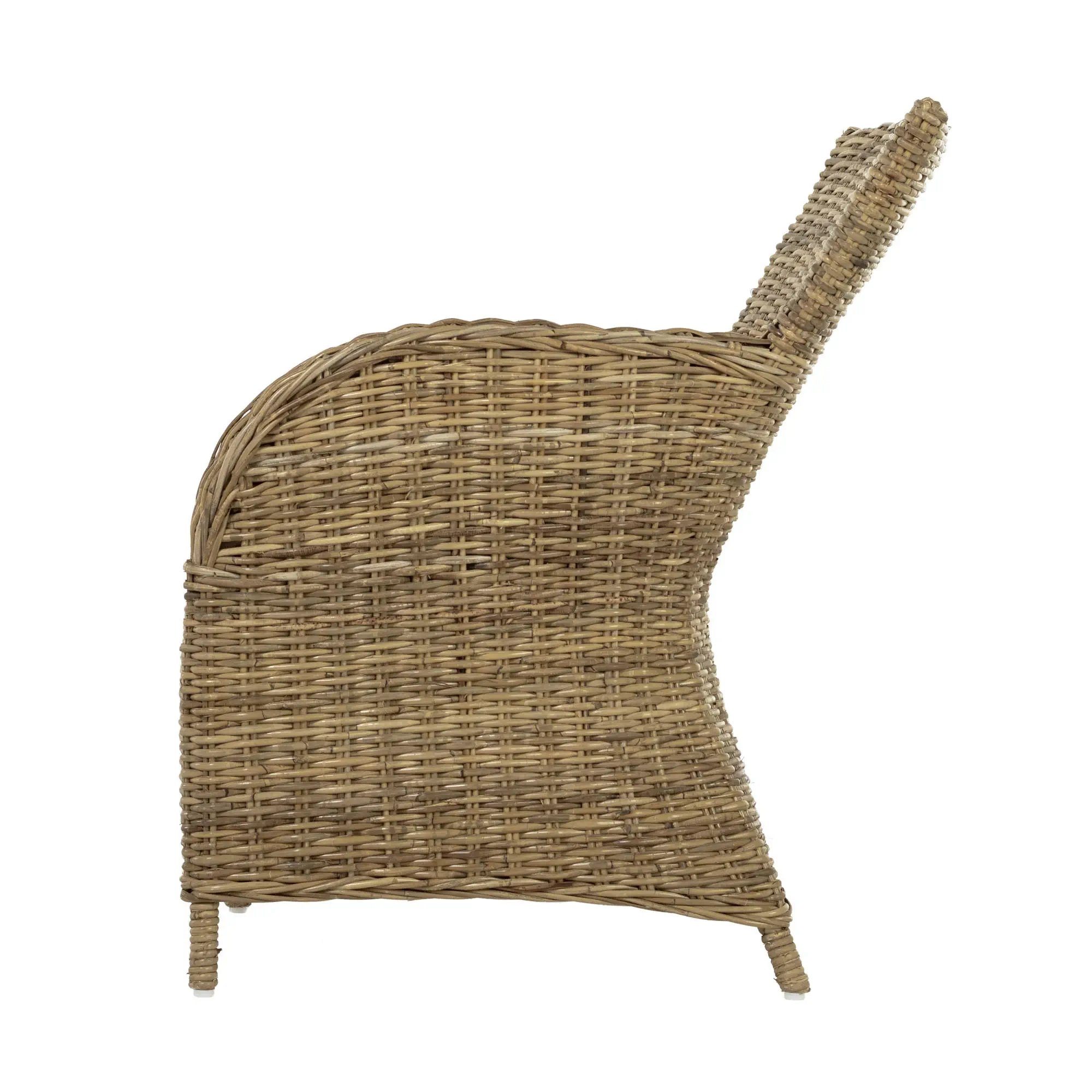 Novasolo Rattanstuhl Wickerworks (2er-Set Stühle, 2 St), Niedrige Rückenlehne, Rook, Rook Dining Stuhl (2er-Set)