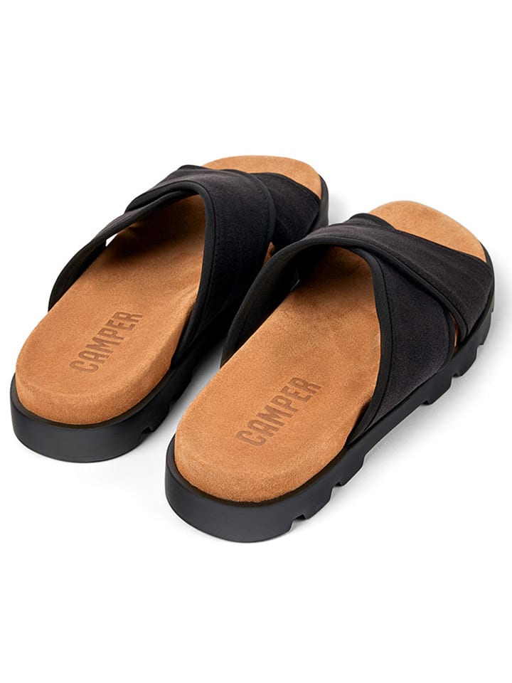 Camper Pantoletten in Schwarz günstig kaufen