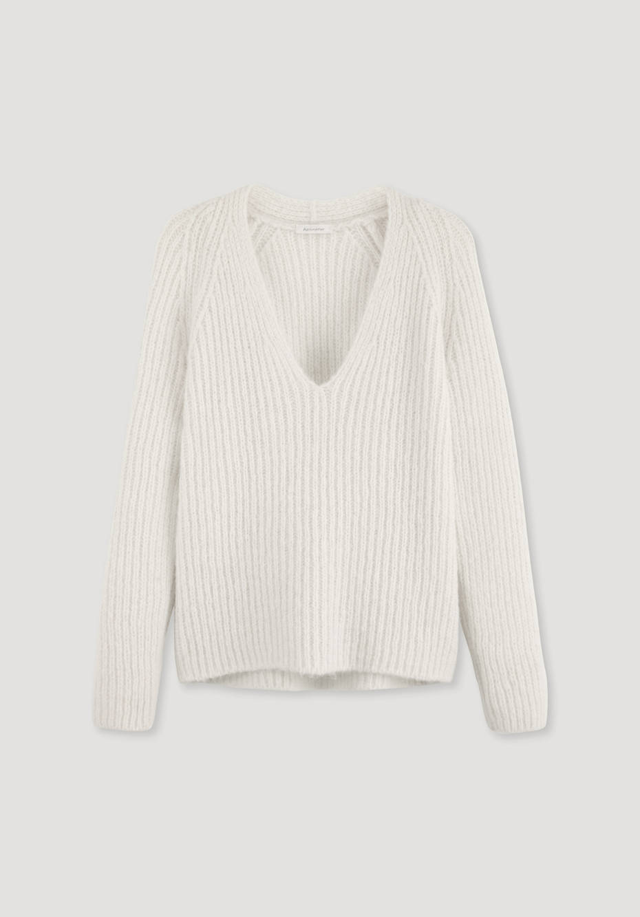 Pullover aus Alpaka mit Bio-Baumwolle