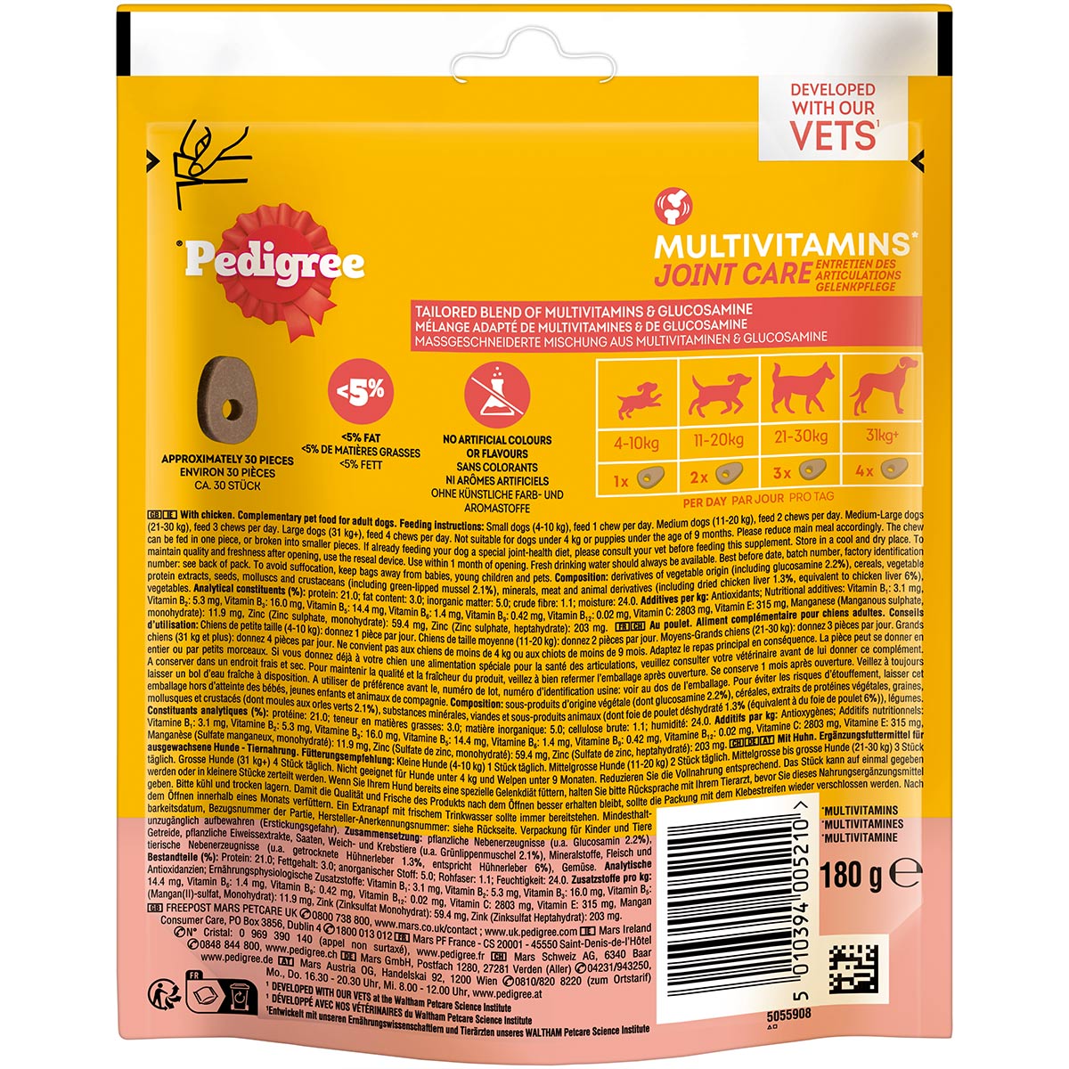 Pedigree Multivitamine Gelenkpflege günstig kaufen bei ZooRoyal