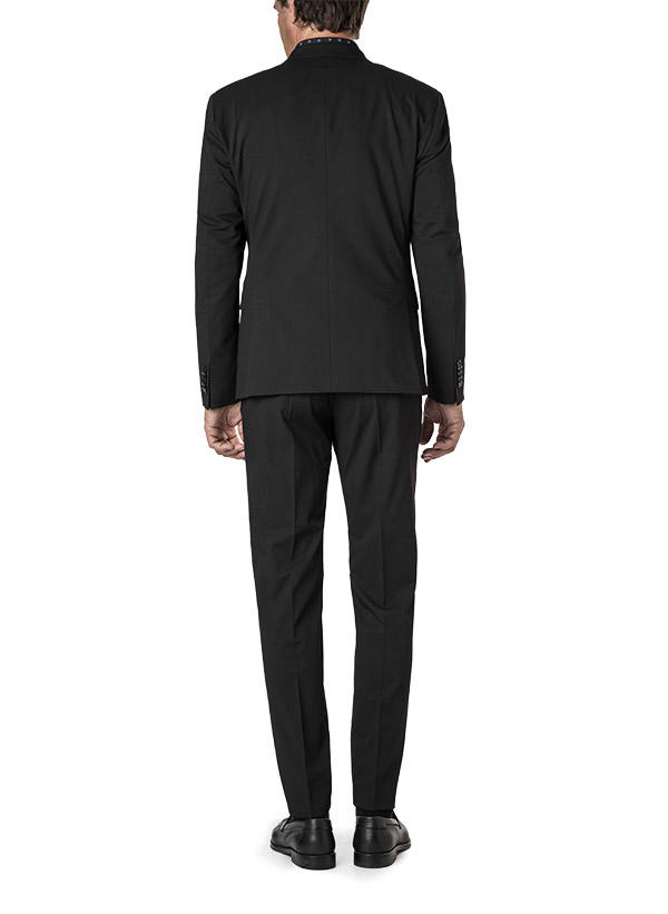 Strellson, Anzug Aidan-Melwin, Slim Fit, Mikrofaser, schwarz