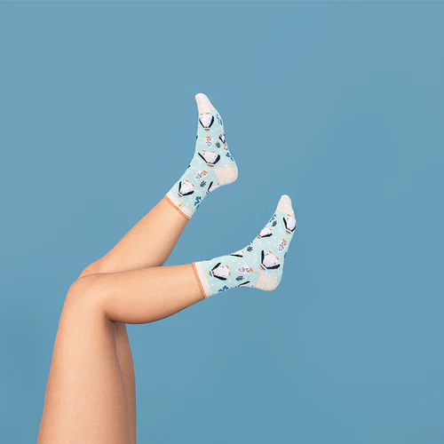 Joan & Françoise blue socks