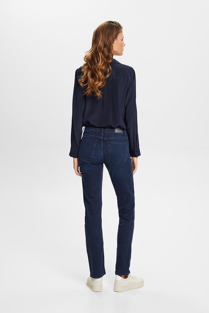 Gerade Jeans mit mittlerer Bundhöhe