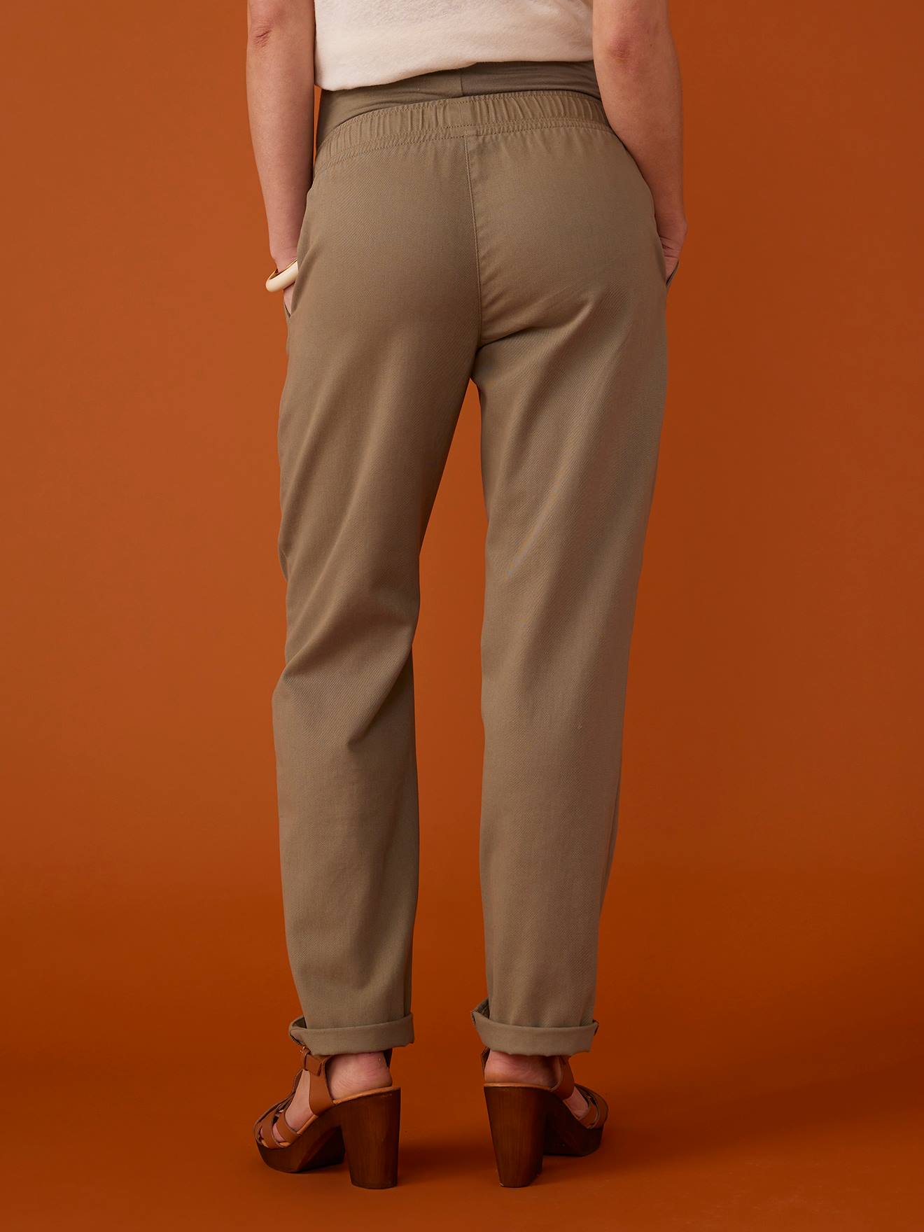 Envie de Fraise 7/8-Umstandshose im Cargo-Style ENVIE DE FRAISE - khaki