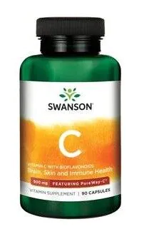 Swanson PureWay-C 500 mg Κάψουλες Συμπληρώματος Διατροφής Βιταμίνης C