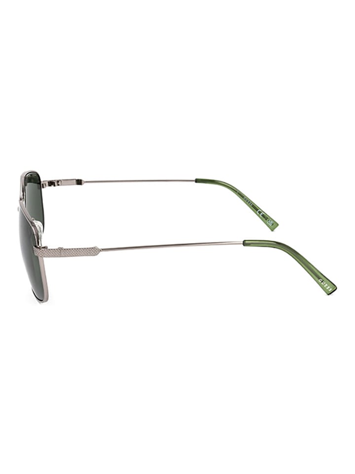 Guess Herren-Sonnenbrille in Silber/ Schwarz günstig kaufen 59