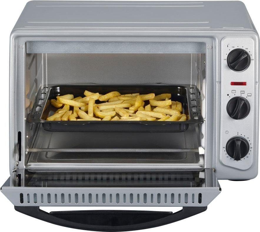 Severin Minibackofen TO 2045, Timerfunktion, verschiedene Einschubebenen, Backblech, Grillrost