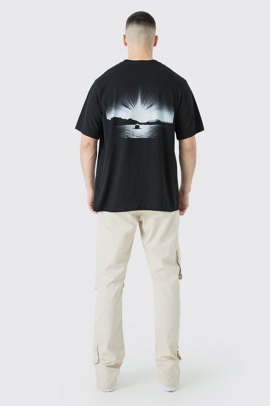 Tall Oversize T-Shirt mit Print