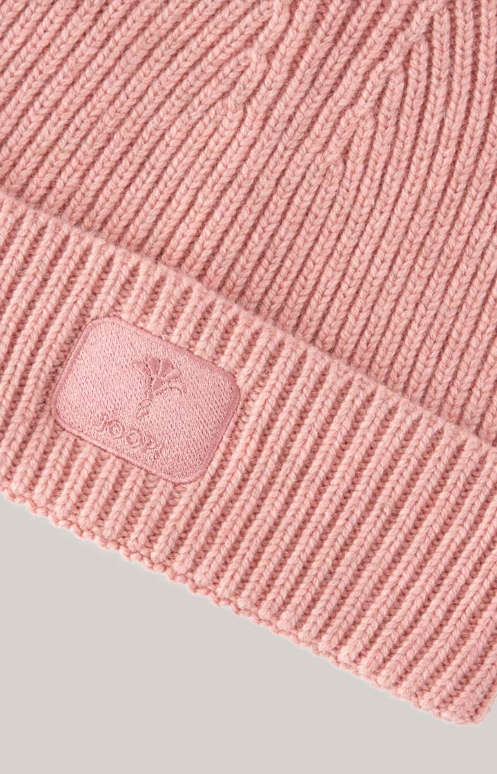 Strick-Mütze in Rosa