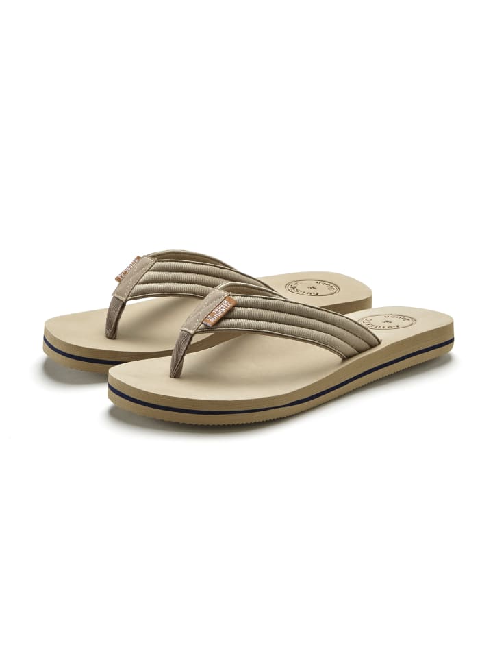 AUTHENTIC LE JOGGER Zehentrenner in beige günstig kaufen