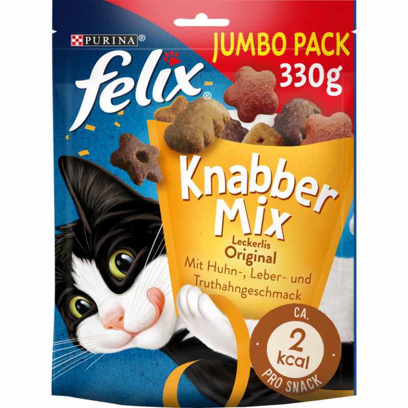 Felix Snacks Felix Knabbermix Jumbo Pack 330g Original