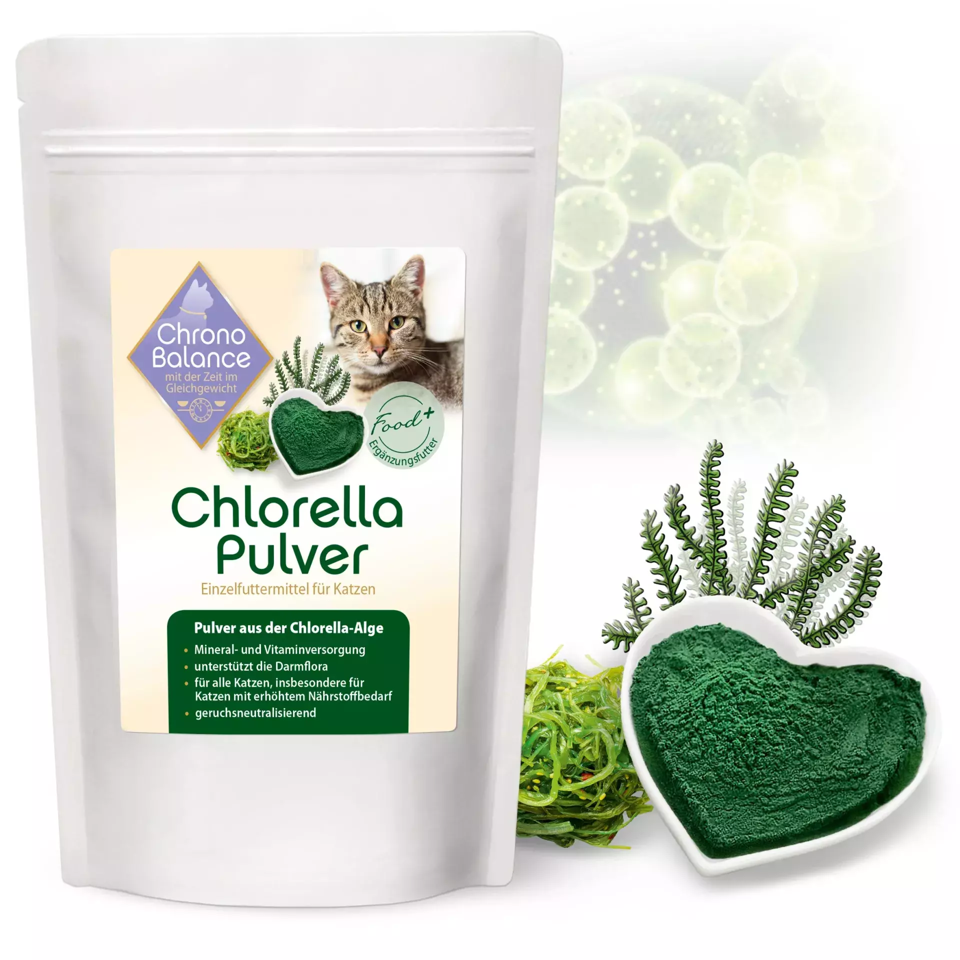 ChronoBalance Ergänzungsfutter & Aufzucht ChronoBalance Chlorella Pulver 100 g