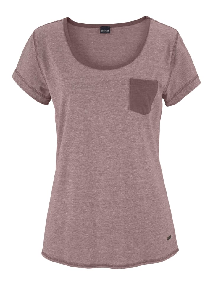 ARIZONA Shorty in mauve-meliert günstig kaufen