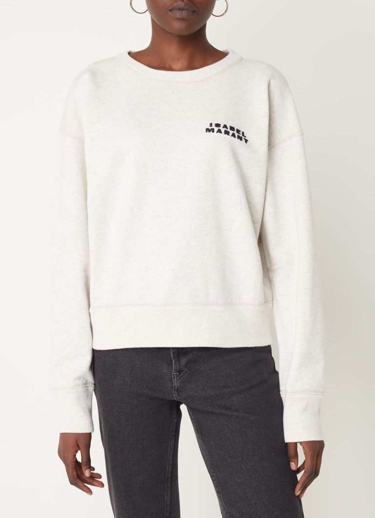 Tricou Isabel Marant Shad cu logo înrămat