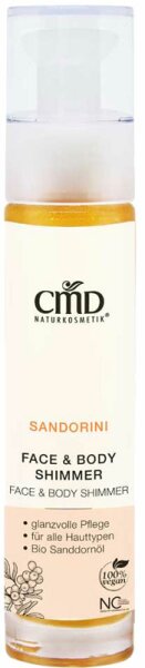 CMD Naturkosmetik Sandorini Face & Body Shimmer Körpercreme