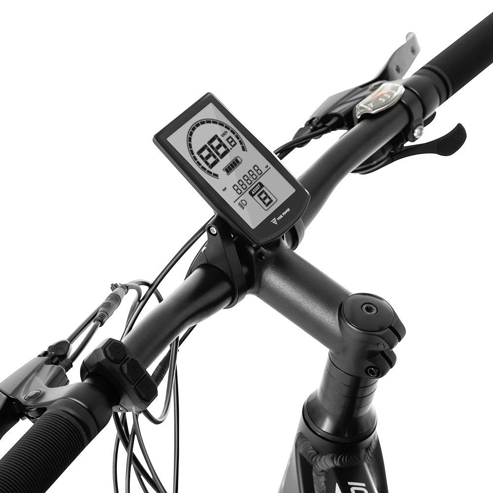 YOSE POWER E-Bike 27,5 Zoll E-Mountainbike E-MTB mit 36V 13Ah Akku, 7 Gang Shimano, Kettenschaltung, Heckmotor, 480,00 Wh Akku