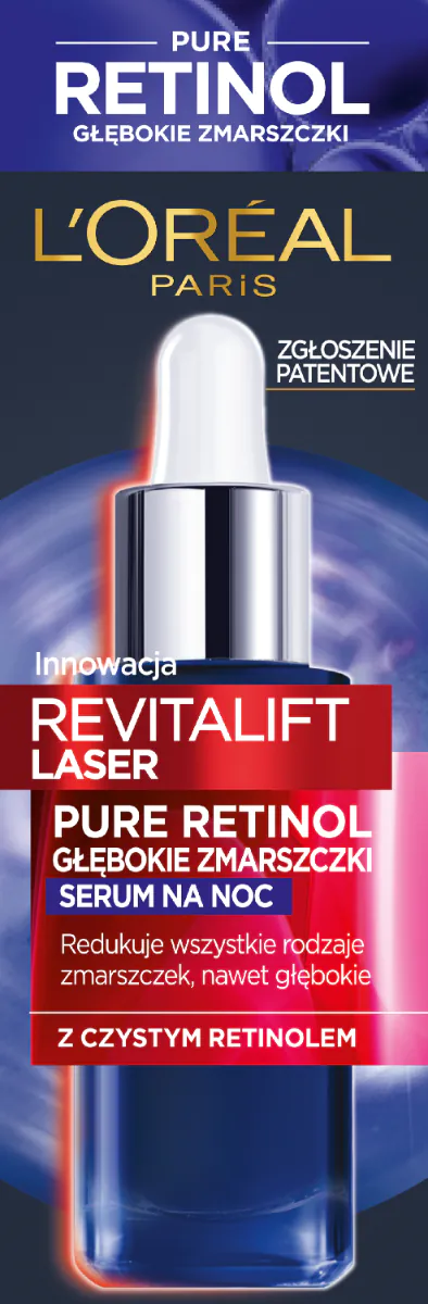 „L'Oréal Paris De Revitalift Laser Pure Retinol“ naktinis veido serumas